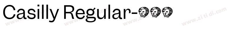 Casilly Regular字体转换